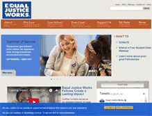 Tablet Screenshot of equaljusticeworks.org
